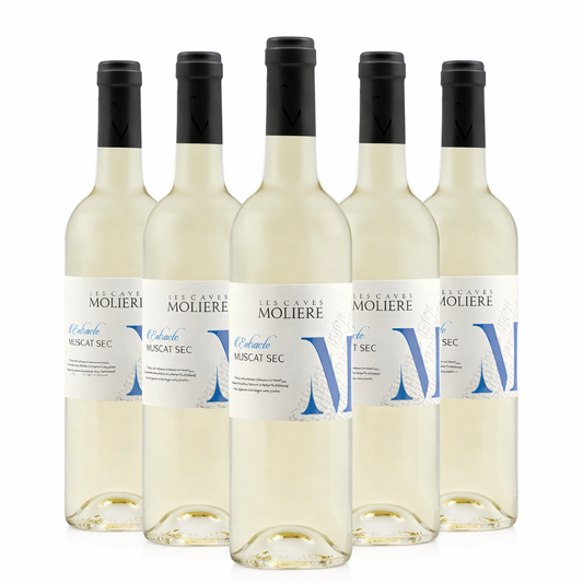 100% Мускат от Les Caves Molière – Бяло сухо вино IGP Pays d'Oc